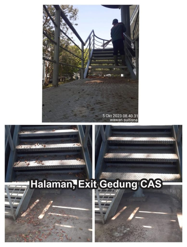 Halaman Exit Gedung CAS